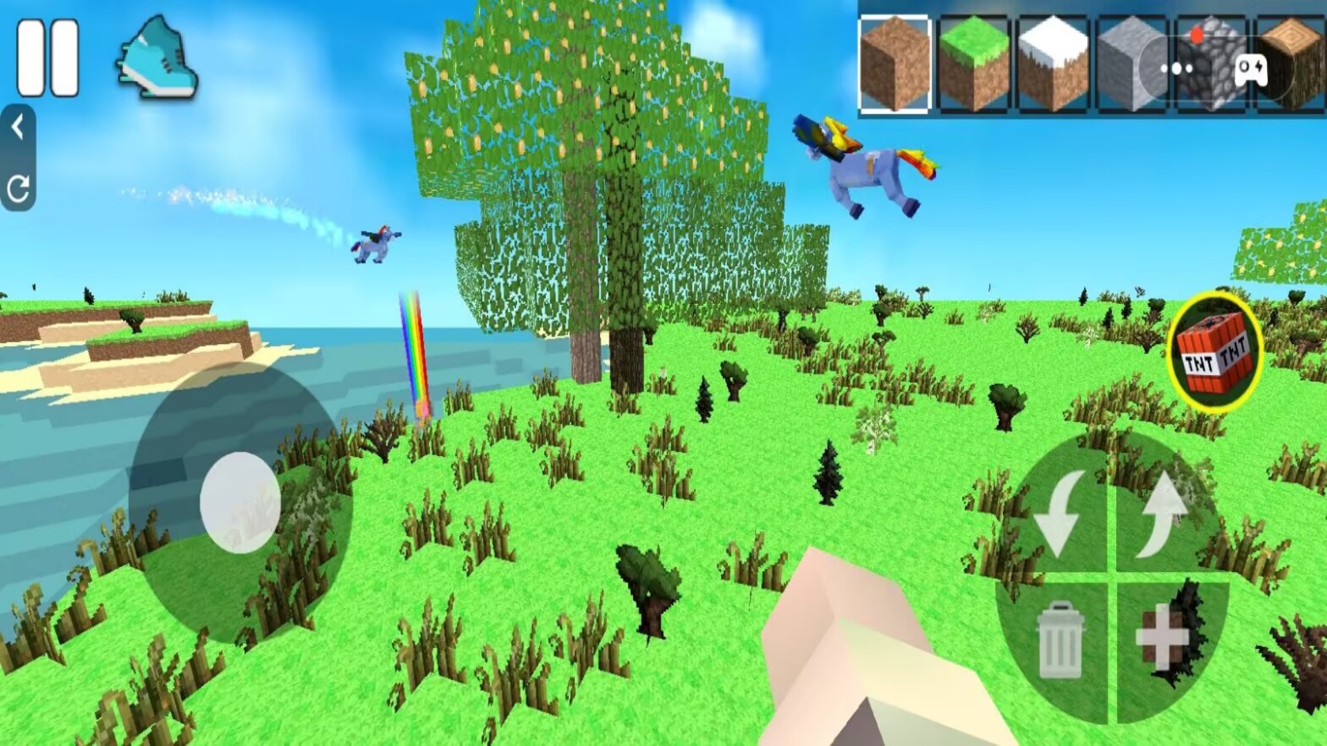 像素建筑接力生存游戏