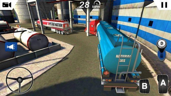 大型油轮车驾驶游戏模拟（Oil Truck Games: Driving Games）图1