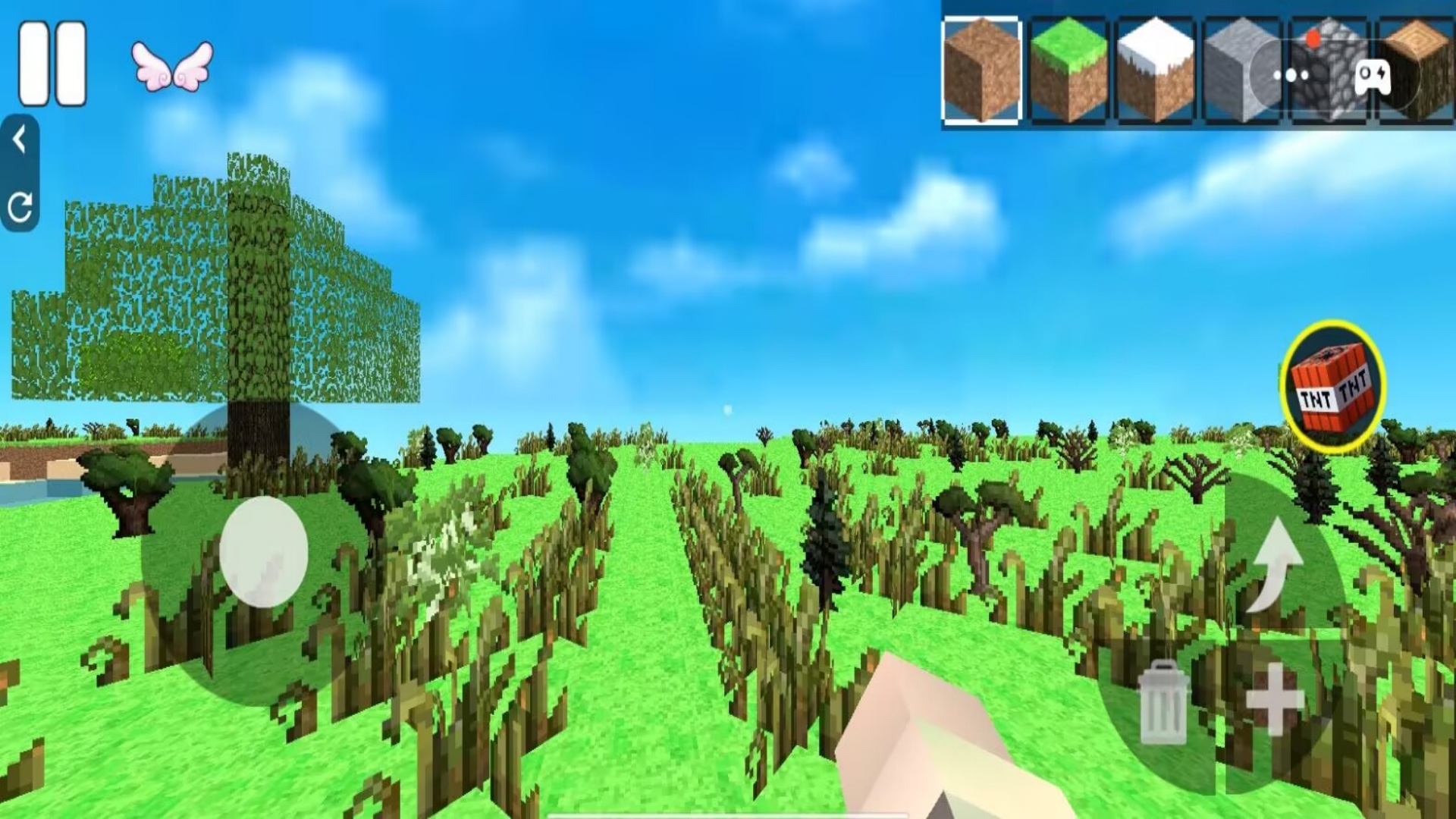 像素建筑接力生存游戏图1