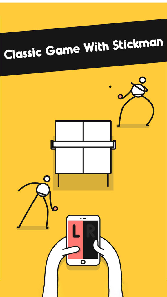 小人乒乓球游戏